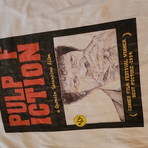 🍔PULP FICTION art print T shirt XL from Paper 8 - Picture 3 of 6